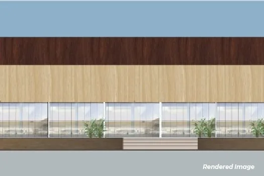 Concept visual of the planned multi-cuisine food court in Dholera