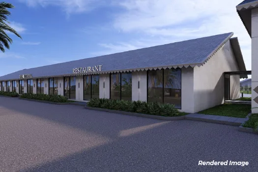 Planned tented accommodation and event landscape in Dholera