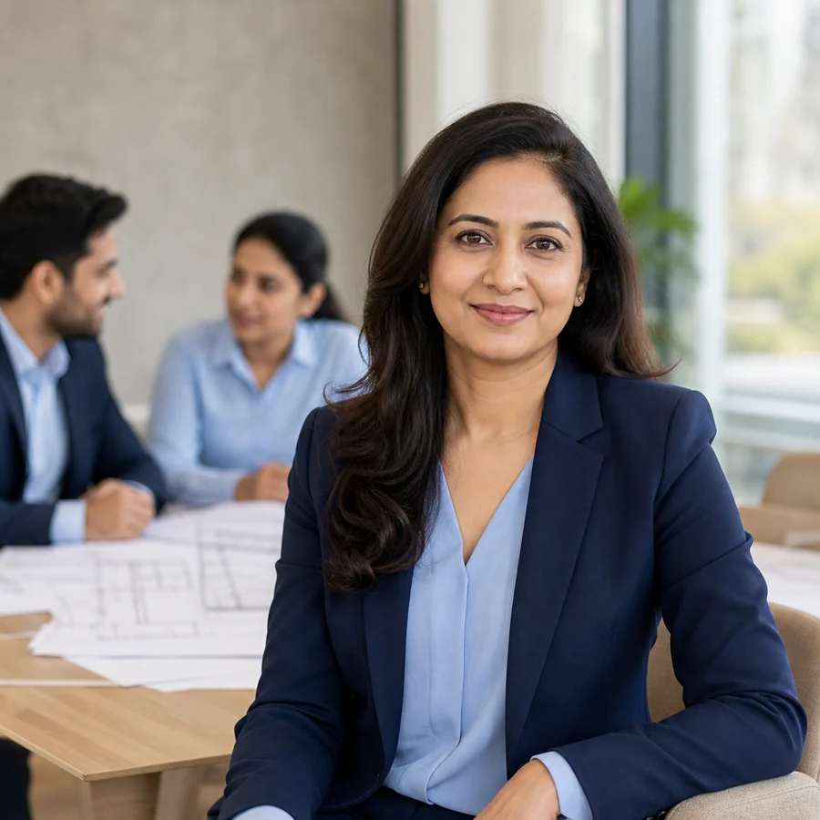 Channel partner manager in a planning meeting