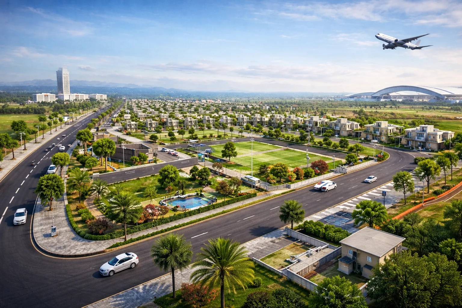 Falcon Hi Tech City illustrative development view